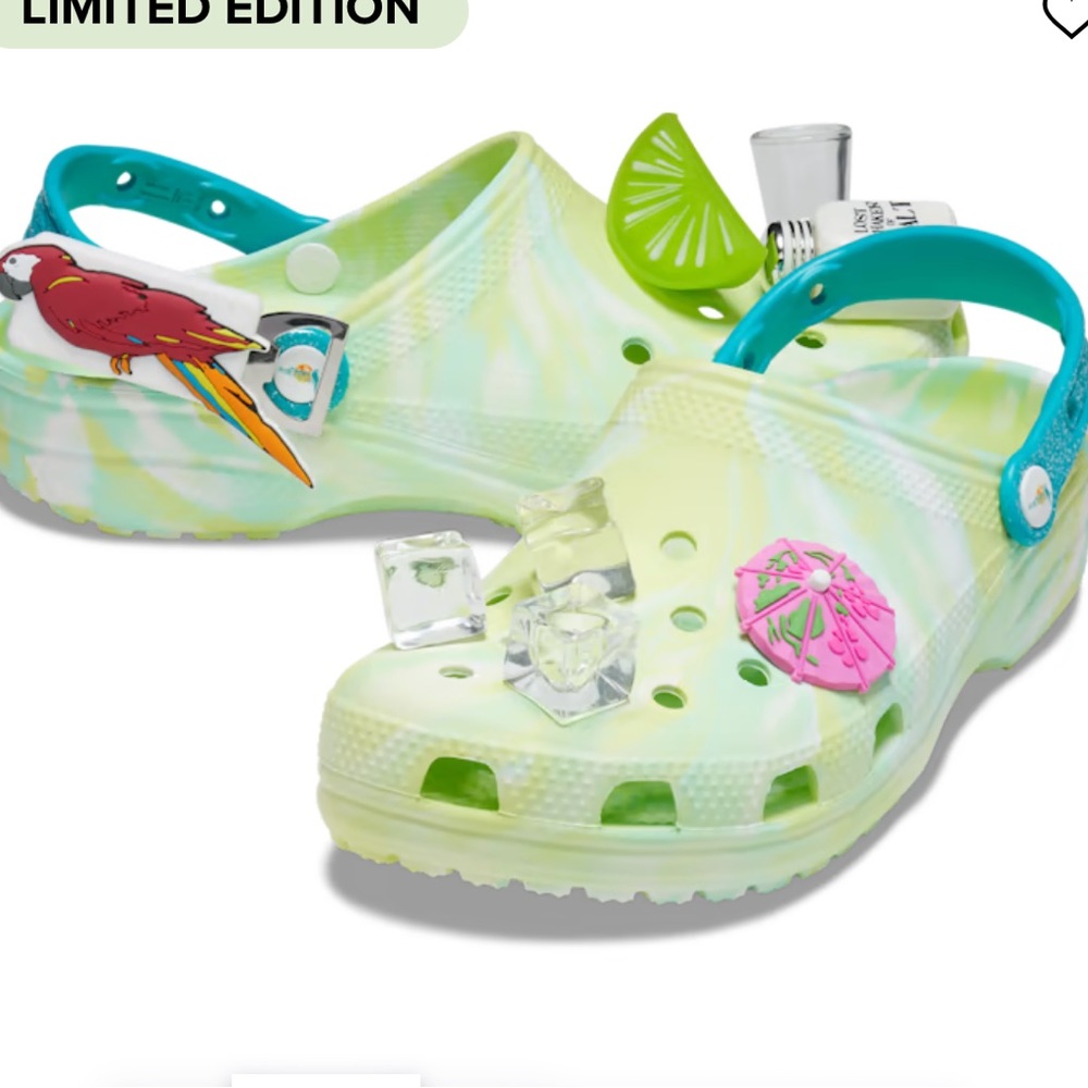 Limited Edition Margaritaville Crocs w/ Charms